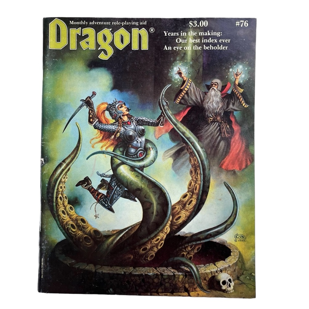 Dragon Magazine | Monthly Adventure Role-Playing Aid | July 1983 #76